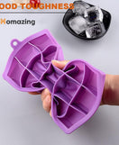 Silicone Ice Cube Tray With Cover Lid