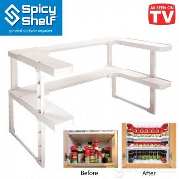 Spicy Shelf Adjustable and Stackable Organizer