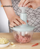 Manual Food Chopper Hand-Press