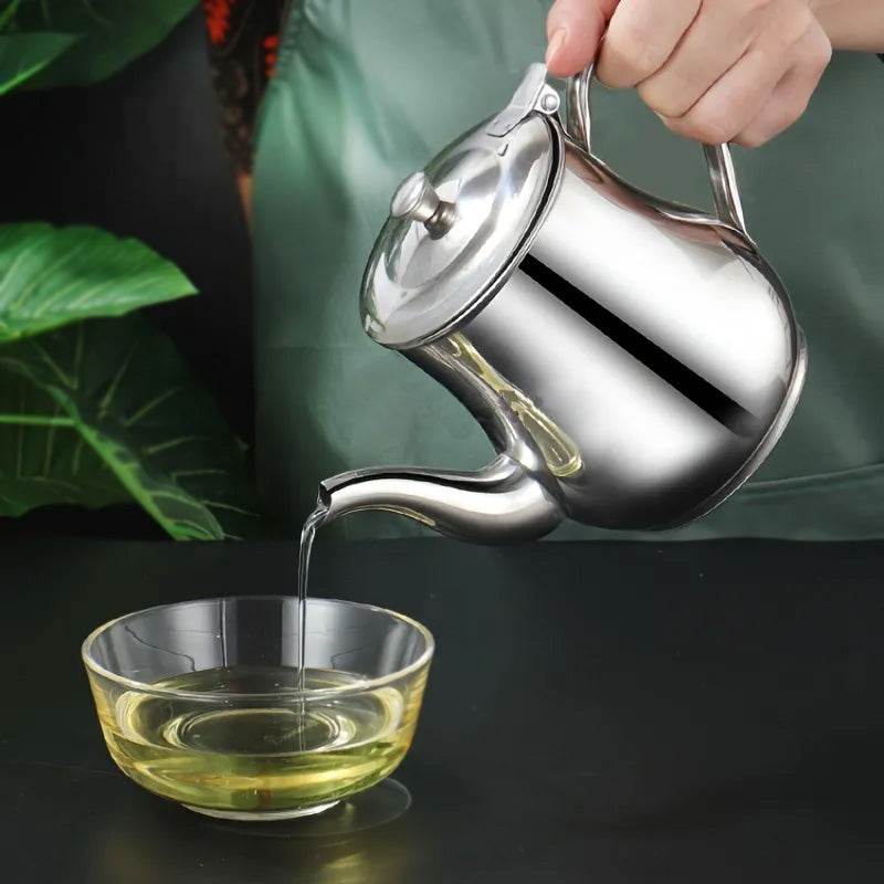 Fryer Oil Filter Jug Stainless Steel
