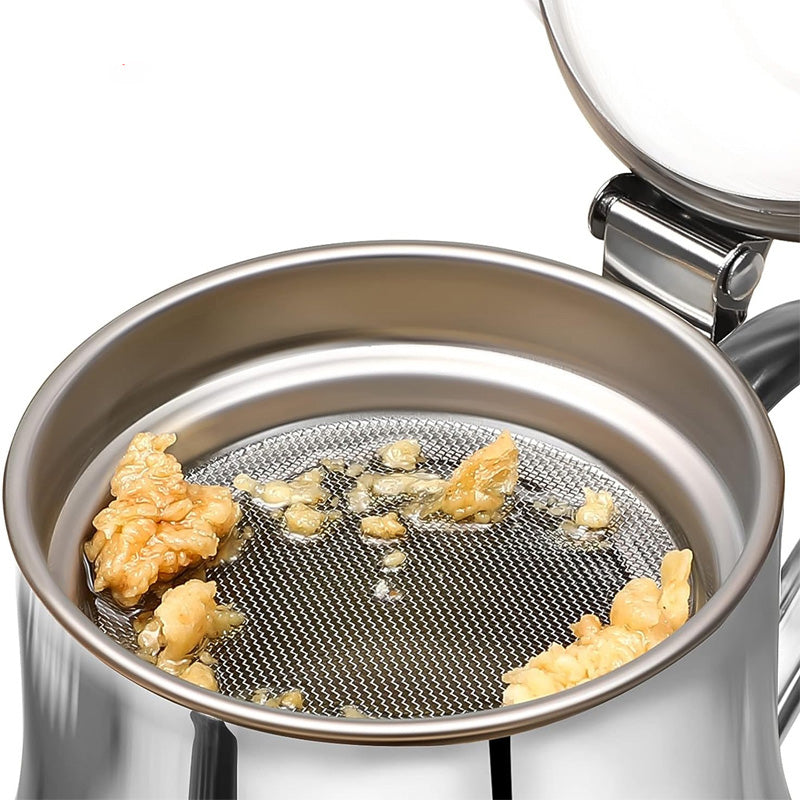 Fryer Oil Filter Jug Stainless Steel