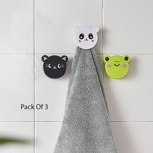 Towel Napkin Storage Cloth Clip Adhesive Pack Of 3pc