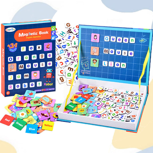 Magnetic Learning Book Educational For Kids-Alphabet