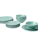 Stoneware Dinner Set Turquoise (18 Pcs Set)