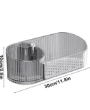 360 Rotating Makeup Organizer Cosmetic Storage Tray
