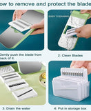 5 In 1 Vegetable Slicer Cutter