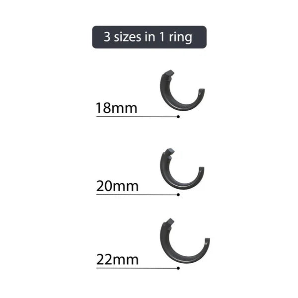 Smart Digital Tasbih Zikr Ring Rechargeable LED Prayer Counter Ring