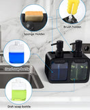 4 in 1 Manual Press Liquid Dish & Hand Soap Dispenser