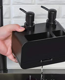 4 in 1 Manual Press Liquid Dish & Hand Soap Dispenser