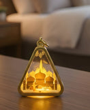 LED Metal Ramadan Lantern Decorative Islamic Festival Light
