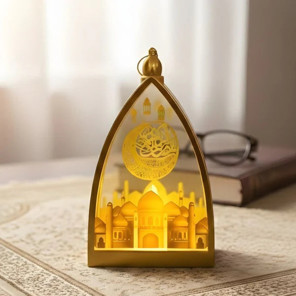 LED Metal Lantern Vintage Decorative Lamp