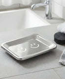 Stainless Steel Classy Smiley Soap Dish Rustproof Bathroom Soap Holder