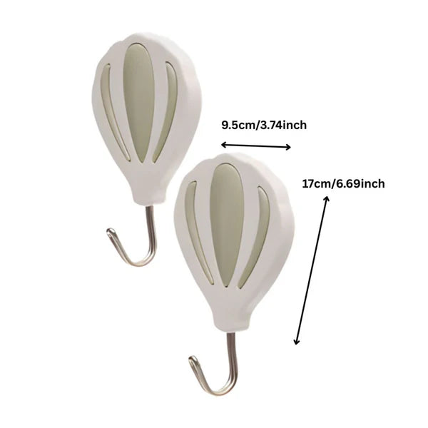 2 Pcs Balloon Hooks Strong Self Adhesive Wall Hooks