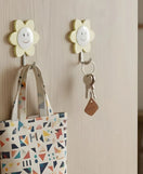 2 Pcs Sunflower Hooks Self Adhesive Decorative Wall Hooks