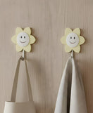 2 Pcs Sunflower Hooks Self Adhesive Decorative Wall Hooks