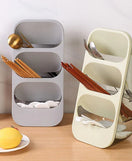 3 Layer Cutlery Stand Multi Tier Kitchen Organizer