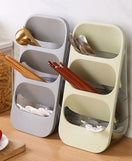 3 Layer Cutlery Stand Multi Tier Kitchen Organizer