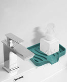 Silicone Soap Dish with Drainage Non Slip Bathroom Soap Holder