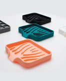 Silicone Soap Dish with Drainage Non Slip Bathroom Soap Holder