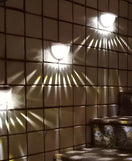 Solar Waterproof Outdoor LED Light  Pack of 2