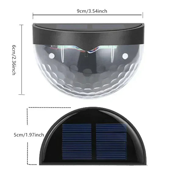 Solar Waterproof Outdoor LED Light  Pack of 2