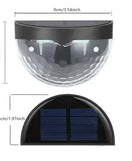 Solar Waterproof Outdoor LED Light  Pack of 2