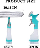 4 In 1 Double Sided Window Cleaning Squeegee With Spray Bottle