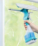 4 In 1 Double Sided Window Cleaning Squeegee With Spray Bottle
