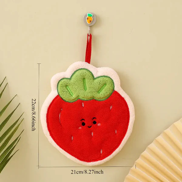 Cute Vegetable Garden Wipe Hand Towel