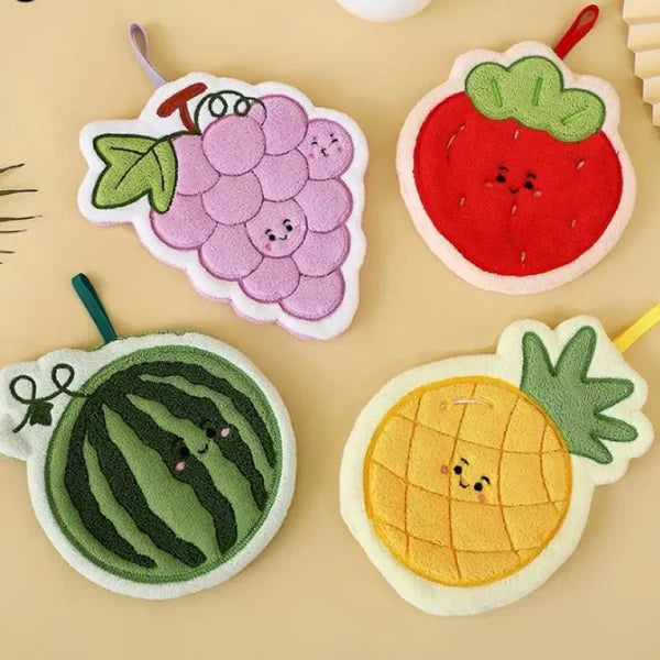 Cute Vegetable Garden Wipe Hand Towel