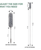 Microfiber Duster with Extension Pole Reach & Clean Easily