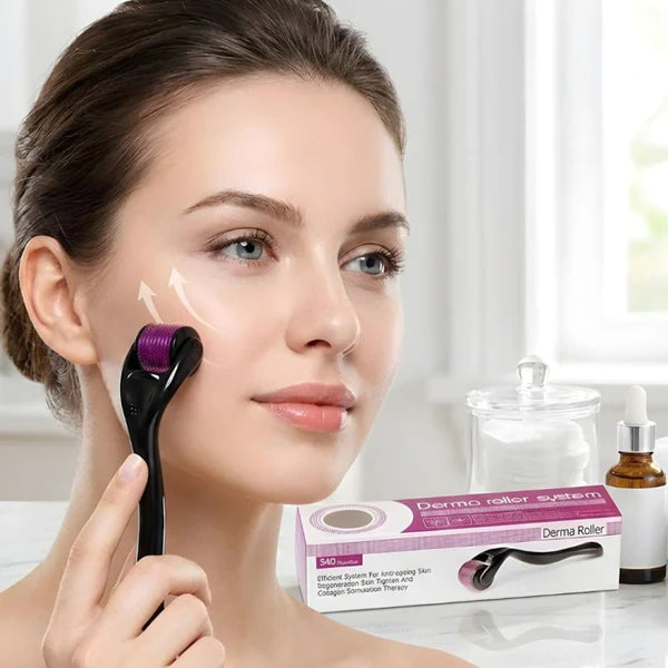 Derma Roller with Needles Hair Growth & Scalp Treatment