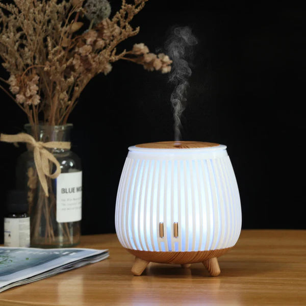 Nordic Wood Style Aroma Diffuser Ultrasonic Essential Oil Humidifier