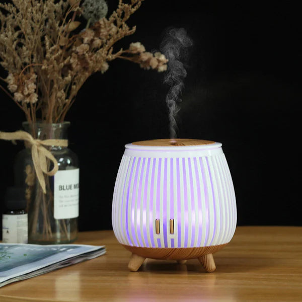 Nordic Wood Style Aroma Diffuser Ultrasonic Essential Oil Humidifier