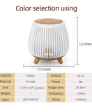 Nordic Wood Style Aroma Diffuser Ultrasonic Essential Oil Humidifier
