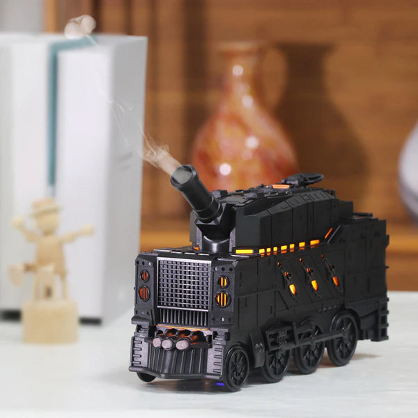 Steam Train Aroma Diffuser LED Mist Humidifier