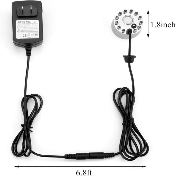 Electric Mist Maker Motor with LED Ultrasonic Fogger Humidifier