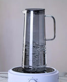 Glass Water Jug 1800ML Premium Transparent Drinking Pitcher