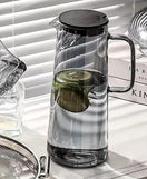 Glass Water Jug 1800ML Premium Transparent Drinking Pitcher
