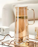 Glass Water Jug 1800ML Premium Transparent Drinking Pitcher