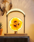 Sunflower Crystal LED Table Lamp Decorative Night Light