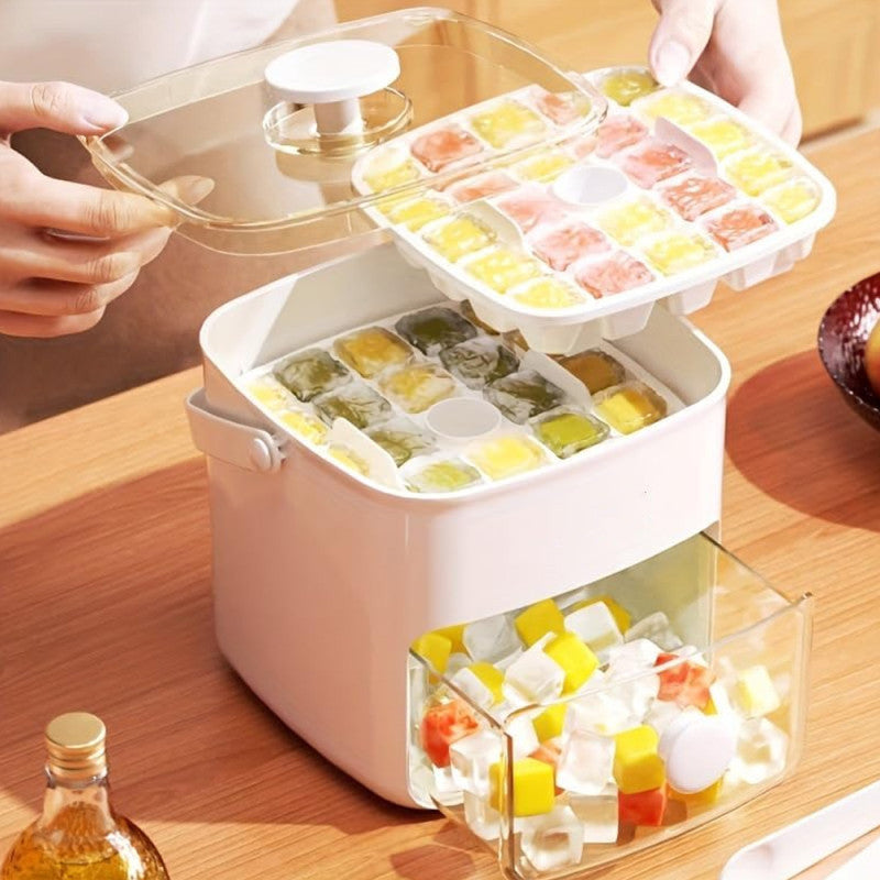 Easy Press Type Ice Cube Bucket