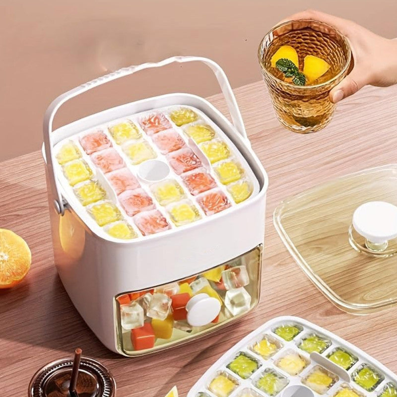 Easy Press Type Ice Cube Bucket