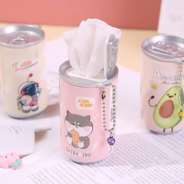 Mini Wet Wipe Can 30PCS Moist Wipes Inside Can