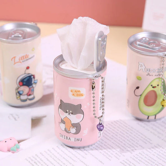 Mini Wet Wipe Can 30PCS Moist Wipes Inside Can