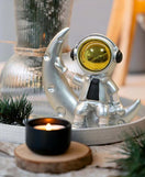 Astronaut Moon Sitting Showpiece Decorative Space Theme Figurine