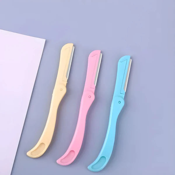 3 Pcs Foldable Eyebrow Razor Set Facial Hair Remover