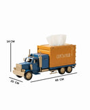 Vintage Cargo Truck Design Tissue Box Organizer
