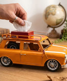 Orange Adventure Tissue Car Box Organizer