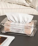 Transparent Acrylic Tissue Storage Box Adjustable Tissue Holder Organizer